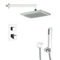 Chrome Thermostatic Shower System with 9.5